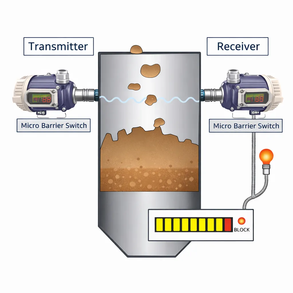 Microwave Barrier Level Switch