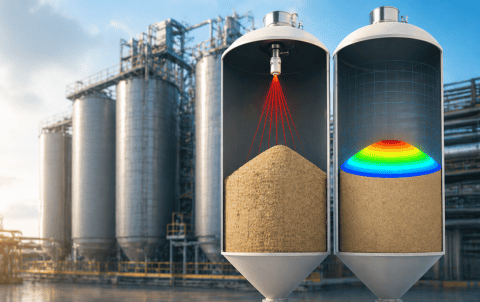 3d mapping of silo level